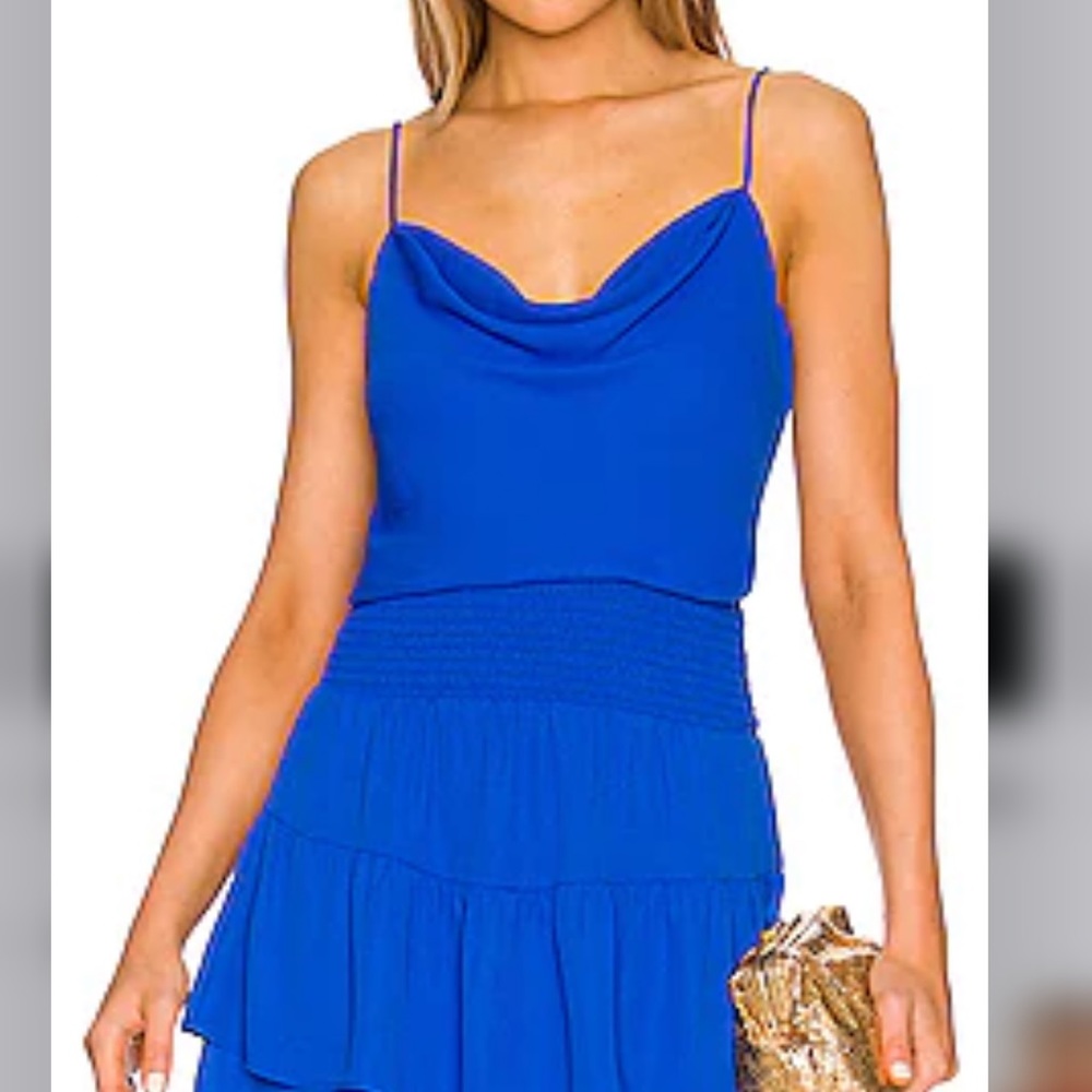 Krista Wrap Tank Sapphire Size L